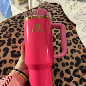 Stanley Hot Pink Insulated Tumbler with Handle